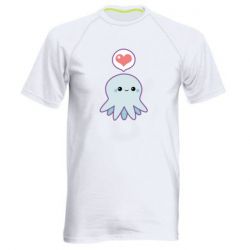 Мужская футболка для спорта Sweet Octopus - PrintSalon