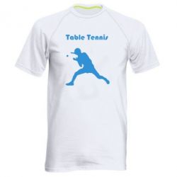 Чоловіча футболка для спорту Table Tennis Logo - PrintSalon