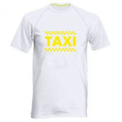 Мужская футболка для спорта TAXI - PrintSalon