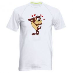 Чоловіча футболка для спорту Taz in love - PrintSalon