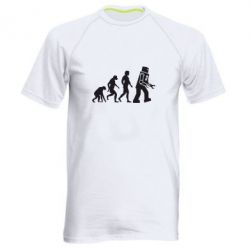 Мужская футболка для спорта The Bing Bang theory Evolution - PrintSalon