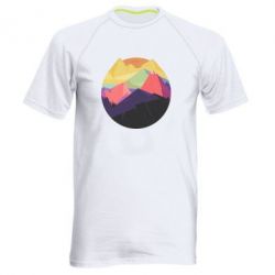 Мужская футболка для спорта The mountains Art - PrintSalon