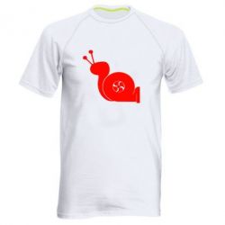 Мужская футболка для спорта Турбо-улитка - PrintSalon