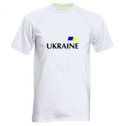 Чоловіча футболка для спорту FLAG UKRAINE - PrintSalon