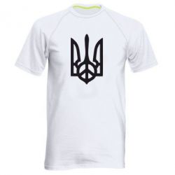 Мужская футболка для спорта Ukraine Peace - PrintSalon