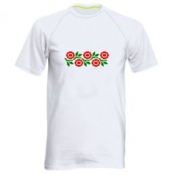 Чоловіча футболка для спорту Українська вишивка - PrintSalon