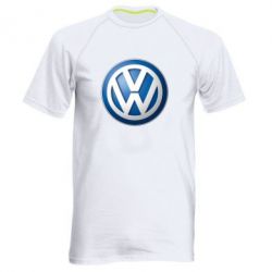 Мужская футболка для спорта Volkswagen Small Logo - PrintSalon