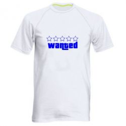 Мужская футболка для спорта Wanted - PrintSalon