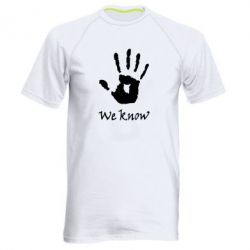 Чоловіча футболка для спорту We know - PrintSalon