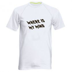 Мужская футболка для спорта Where is my mind - PrintSalon