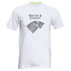 Мужская футболка для спорта Winter is coming (Игра престолов) - PrintSalon