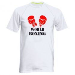 Мужская футболка для спорта World Boxing - PrintSalon