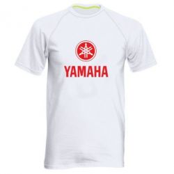 Мужская футболка для спорта Yamaha Logo(R+W) - PrintSalon