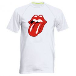 Чоловіча футболка для спорту Мова Rolling Stones - PrintSalon