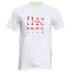 Чоловіча футболка для спорту Йога life 2 - PrintSalon