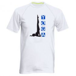 Чоловіча футболка для спорту Yoga - PrintSalon