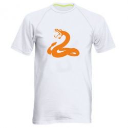 Мужская футболка для спорта Змея - PrintSalon