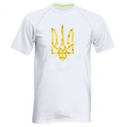 Мужская футболка для спорта Золотий герб - PrintSalon
