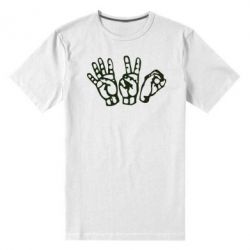 Чоловіча преміум футболка 4:20 (чотири двадцять) - PrintSalon