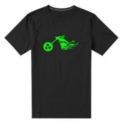 Мужская футболка премиум Аццкий байк - PrintSalon