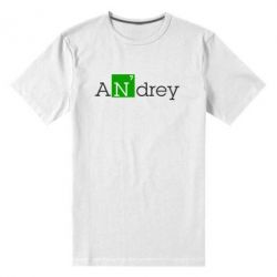 Мужская футболка премиум Andrey - PrintSalon