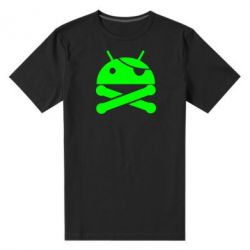 Мужская футболка премиум Android Pirate - PrintSalon