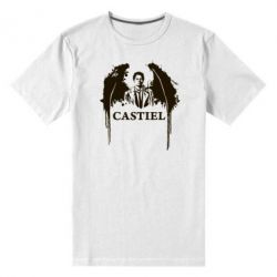 Чоловіча преміум футболка Ангел Кастіель-PrintSalon Чоловіча преміум футболка Ангел Кастіель