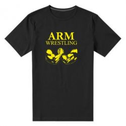 Чоловіча преміум футболка Arm Wrestling - PrintSalon