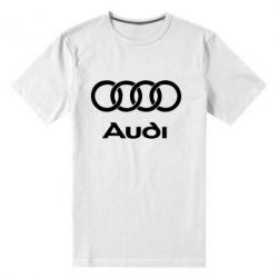 Мужская футболка премиум Audi - PrintSalon