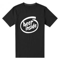 Мужская футболка премиум Beer Inside - PrintSalon