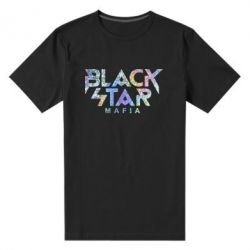 Мужская футболка премиум Black Star Mafia Голограмма - PrintSalon