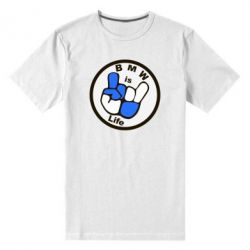 Чоловіча преміум футболка BMW is Life - PrintSalon