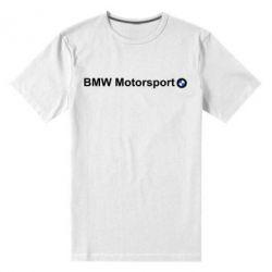 Мужская футболка премиум BMW Motorsport - PrintSalon