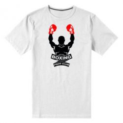 Мужская футболка премиум Boxing Fight Club - PrintSalon