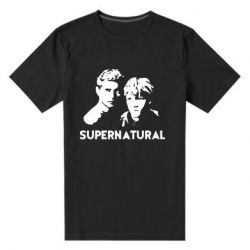Чоловіча преміум футболка Брати Вінчестери Надприродне - PrintSalon