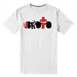 Мужская футболка премиум Брутто Лого - PrintSalon