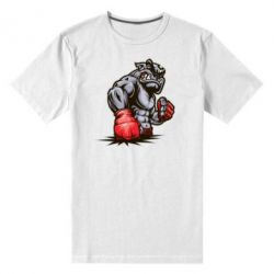 Мужская футболка премиум Bulldog MMA - PrintSalon