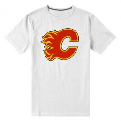 Мужская футболка премиум Calgary Flames - PrintSalon