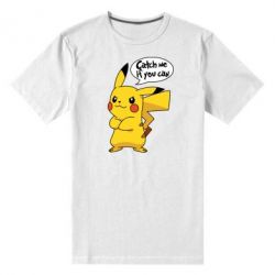 Чоловіча преміум футболка Catch me if you can - PrintSalon