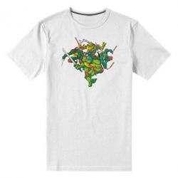 Чоловіча преміум футболка Черепашки-ніндзя - PrintSalon