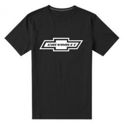 Мужская футболка премиум Chevrolet Log - PrintSalon