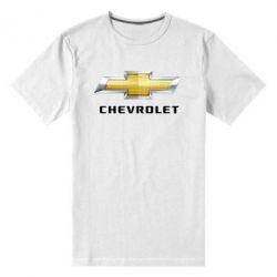 Мужская футболка премиум Chevrolet Logo - PrintSalon