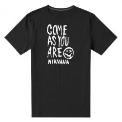 Чоловіча преміум футболка Come as you are Nirvana - PrintSalon