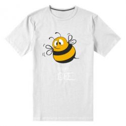 Мужская футболка премиум Crazy Bee - PrintSalon