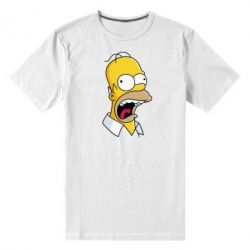 Мужская футболка премиум Crazy Homer! - PrintSalon
