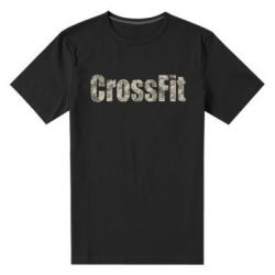 Мужская футболка премиум CrossFit камуфляж - PrintSalon