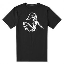 Мужская футболка премиум Дарт Вейдер караоке - PrintSalon