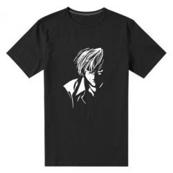 Мужская футболка премиум Death Note Тетрадь Смерти - PrintSalon