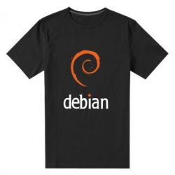Мужская футболка премиум Debian - PrintSalon