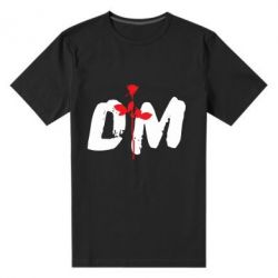 Мужская футболка премиум depeche mode logo - PrintSalon